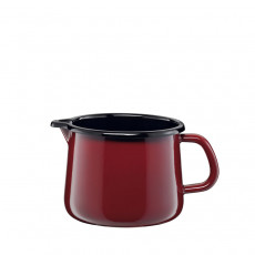 Riess Nouvelle Rosso extra strong spout pot 12 cm / 1.0 L - enamel