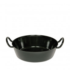 Riess Classic Black Enamel Schnitzel Pan 20 cm - Enamel