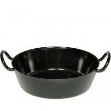 Riess Classic Black Enamel Schnitzel Pan 40 cm - Enamel