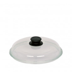 Riess glass lid 24 cm high - plastic knob