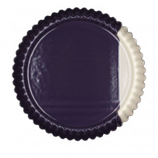 Riess Edition Sarah Wiener Fruit Tart Base 30 cm Cream/Plum - Enamel