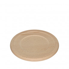 Riess Classic Black Enamel Combination Serving Board 24 cm - Beech Wood