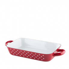 Riess Country Red Polka Dot Frying Pan 26 x 17 cm - Enamel