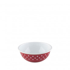 Riess Country Red Polka Dot Bowl 14 cm / 0.47 L - Enamel