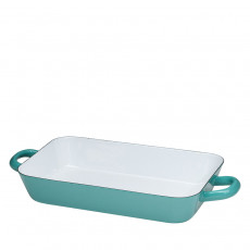 Riess Classic Nature Green Frying Pan 29 x 18 cm - Enamel