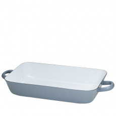 Riess Classic Pure Grey Frying Pan 33 x 20 cm - Enamel