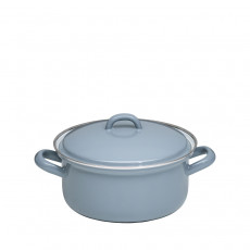 Riess Classic Pure Grey Casserole 16 cm / 1.0 L - Enamel