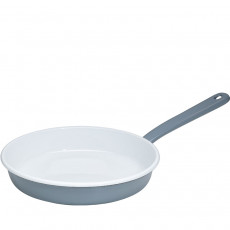 Riess Classic Pure Grey Omelette Pan 22 cm - Enamel