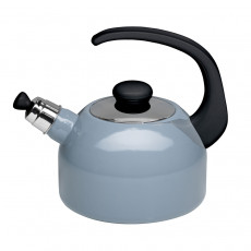 Riess Classic Pure Grey Water Kettle 18 cm / 2.0 L with Whistle - Enamel