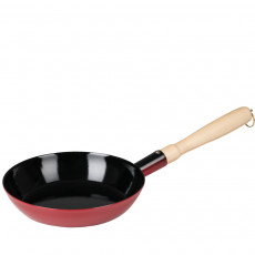 Riess Classic Color Red Lumberjack Pan 24 cm - Enamel