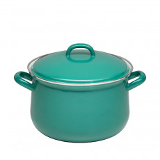 Riess Classic Nature Green Meat Pot 20 cm / 3.5 L - Enamel