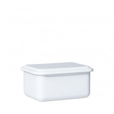 Riess Serve + Store Storage Container Small / Tall White - Enamel