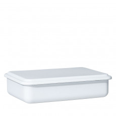 Riess Serve + Store Storage Container Medium / Low White - Enamel