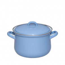 Riess Classic Nature Blue Meat Pot 18 cm / 2.5 L - Enamel
