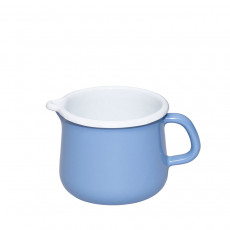 Riess Classic Nature Blue Spouted Pot 10 cm / 0.75 L - Enamel