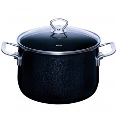 Riess Nouvelle Black Magic Extra Strong Meat Pot 24 cm / 6.5 L - Enamel