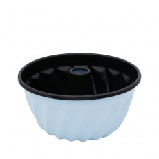 Riess Classic Blue Enamel Bundt Pan 24 cm - Enamel