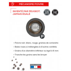 Peugeot Paris Classic Pepper Mill 50 cm Beechwood Chocolate - Steel Grinder