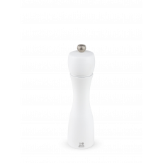 Peugeot Tahiti Salt Mill 20 cm Beechwood Matte White - Steel Grinding Mechanism