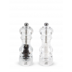 Peugeot Nancy Duo Pepper and Salt Mill 18 cm Acrylic - Steel Grinder