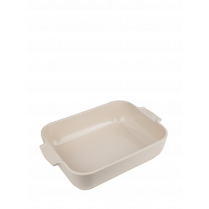 Peugeot Appolia rectangular baking dish 32 cm ecru - ceramic