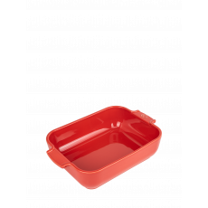 Peugeot Appolia rectangular baking dish 25 cm red - ceramic