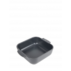 Peugeot Appolia square baking dish 21 cm slate gray - ceramic