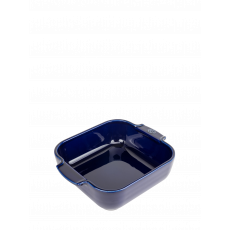 Peugeot Appolia square baking dish 21 cm blue - ceramic