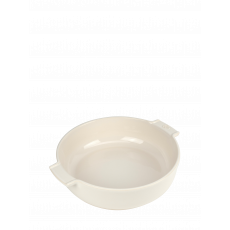 Peugeot Appolia round baking dish 27 cm ecru - ceramic