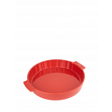 Peugeot Appolia Quiche dish round 28 cm red - ceramic