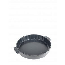Peugeot Appolia Quiche dish round 28 cm slate gray - ceramic
