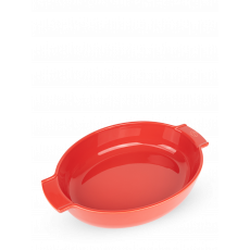 Peugeot Appolia oval baking dish 40 cm red - ceramic