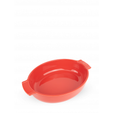 Peugeot Appolia oval baking dish 31 cm red - ceramic