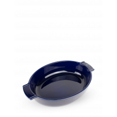 Peugeot Appolia oval baking dish 31 cm blue - ceramic