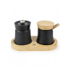 Peugeot Bali Temple of Spices Pepper Mill & Salt Cellar - Cast Iron