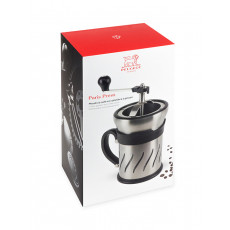 Peugeot Paris Press Coffee Grinder & French Press - Stainless Steel & Borosilicate Glass