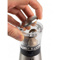 Peugeot Daman Nutmeg Mill 15 cm Stainless Steel - Steel Grinding Mechanism