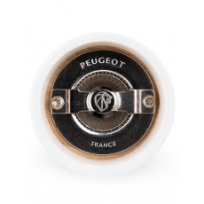 Peugeot Tahiti Salt Mill 20 cm Beechwood Matte White - Steel Grinding Mechanism
