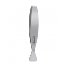 triangle bone tweezers straight grip - stainless steel