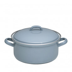 Riess Classic Pure Grey Casserole 22 cm / 3.0 L - Enamel