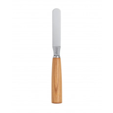 triangle Mood Confectionery Palette 9 cm angled - Stainless Steel - Cherry Wood Handle