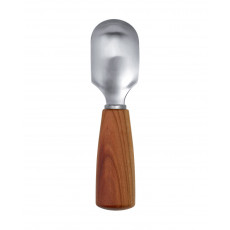triangle Soul fruit spoon - stainless steel - plum wood handle