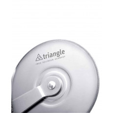triangle spirit pizza cutter d: 7 cm - stainless steel - plastic handle