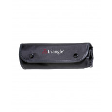 triangle rolling bag with 7 compartments empty - black nylon