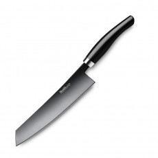 Nesmuk Janus chef's knife 24 cm - niobium steel with DLC coating - Juma Black handle