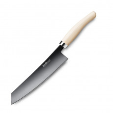 Nesmuk Janus chef's knife 24 cm - niobium steel with DLC coating - Juma Ivory handle