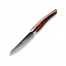 Nesmuk Janus office knife 9 cm - niobium steel with DLC coating - desert ironwood handle