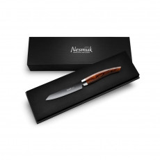 Nesmuk Janus office knife 9 cm - niobium steel with DLC coating - desert ironwood handle