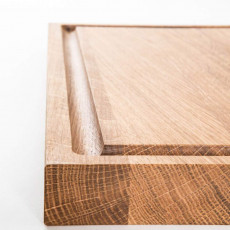 Jack & Lucy Essentials Cutting Board M 45x29.5 cm with Juice Groove - Oak Long Grain