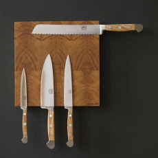 Jack & Lucy magnetic knife board 25x25 cm - oak end grain wood